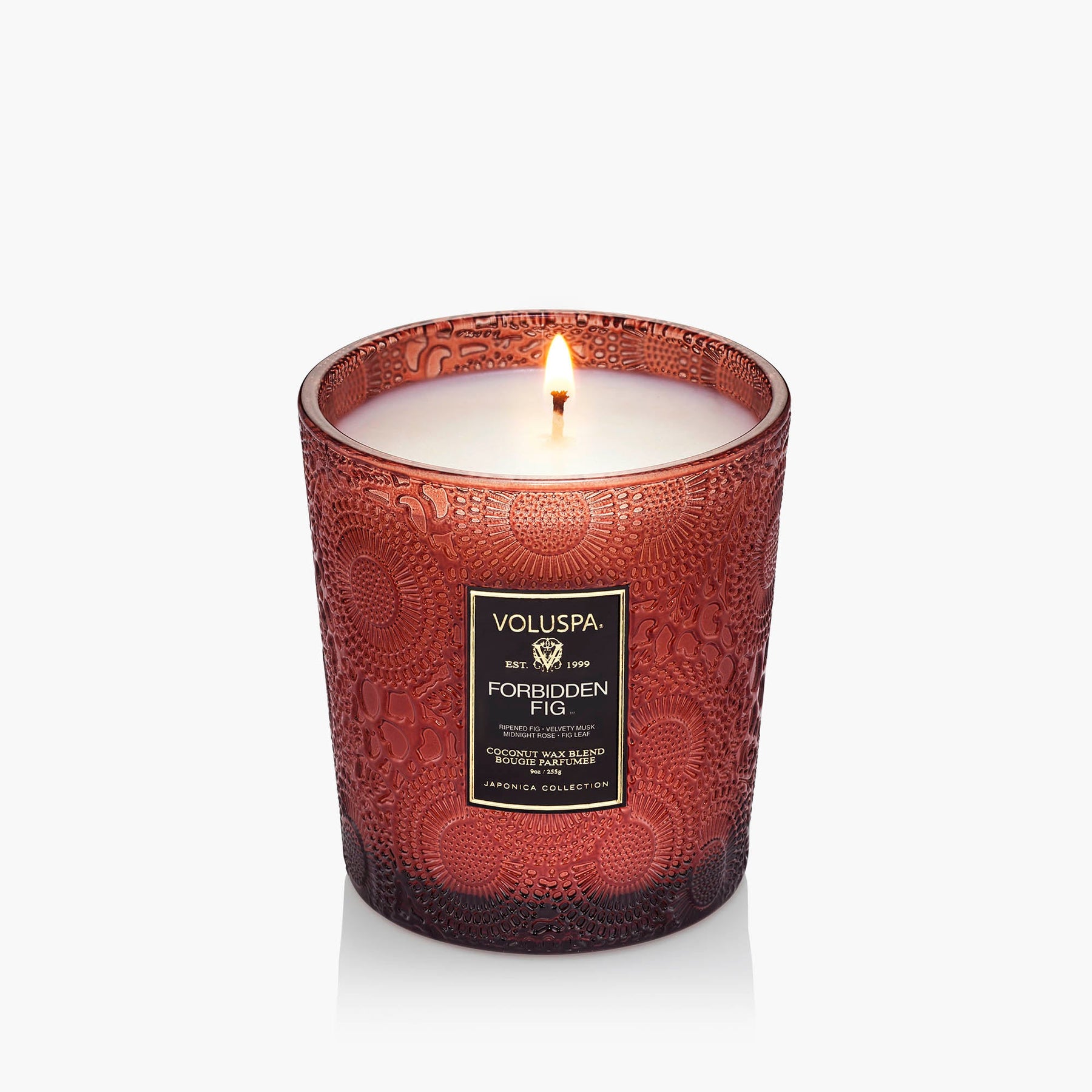 voluspa tobacco Blond Tabac Maison Candle The single wick allows you to enjoy fragrance throw for 100 hours tobacco and fig candle Voluspa