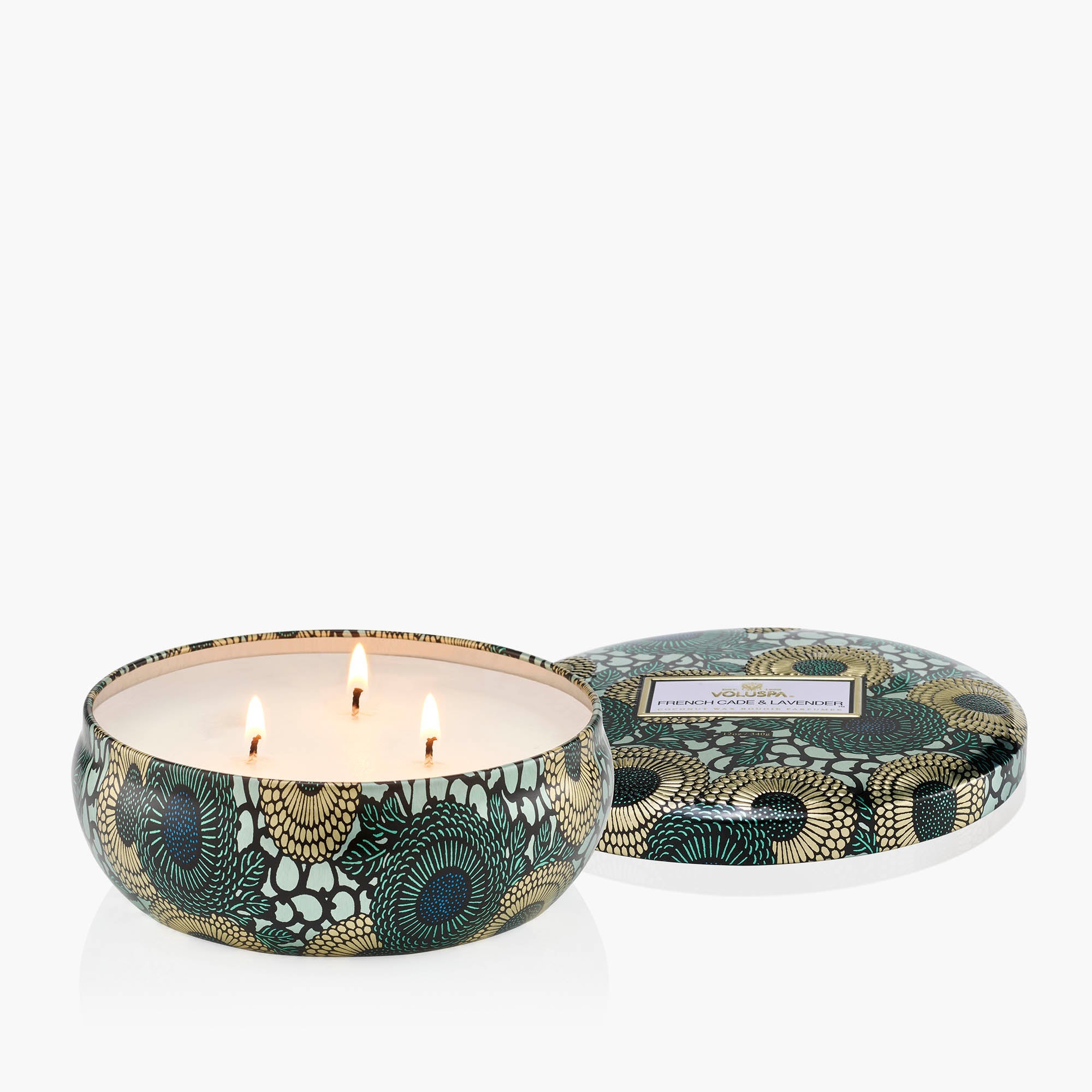French Cade Lavender | 3 Wick Tin Candle | VOLUSPA