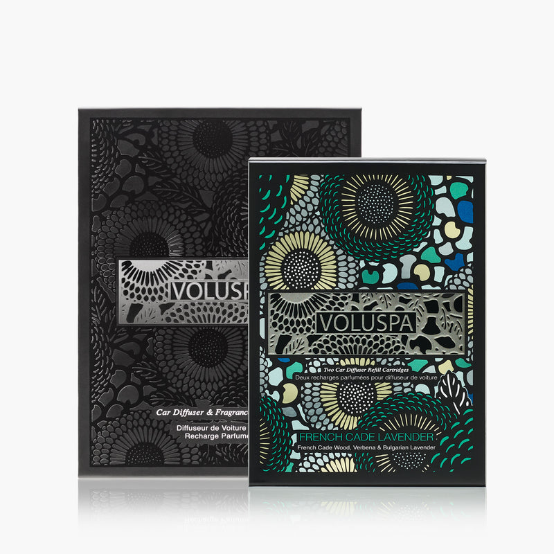 French Cade Lavender - Car Diffuser Starter Kit + Refills Bundle - view 1