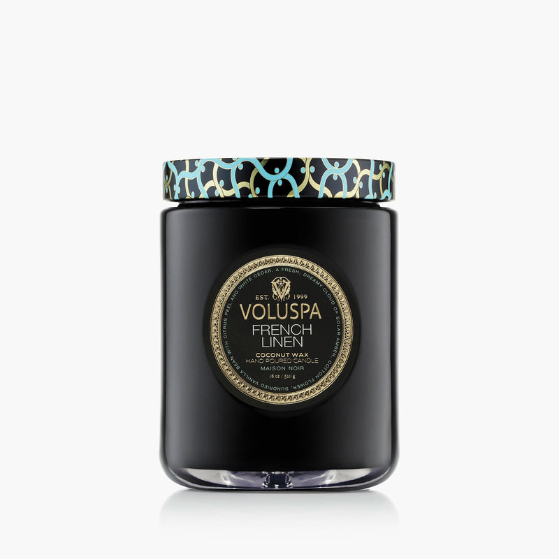 French Linen - Large Jar Candle