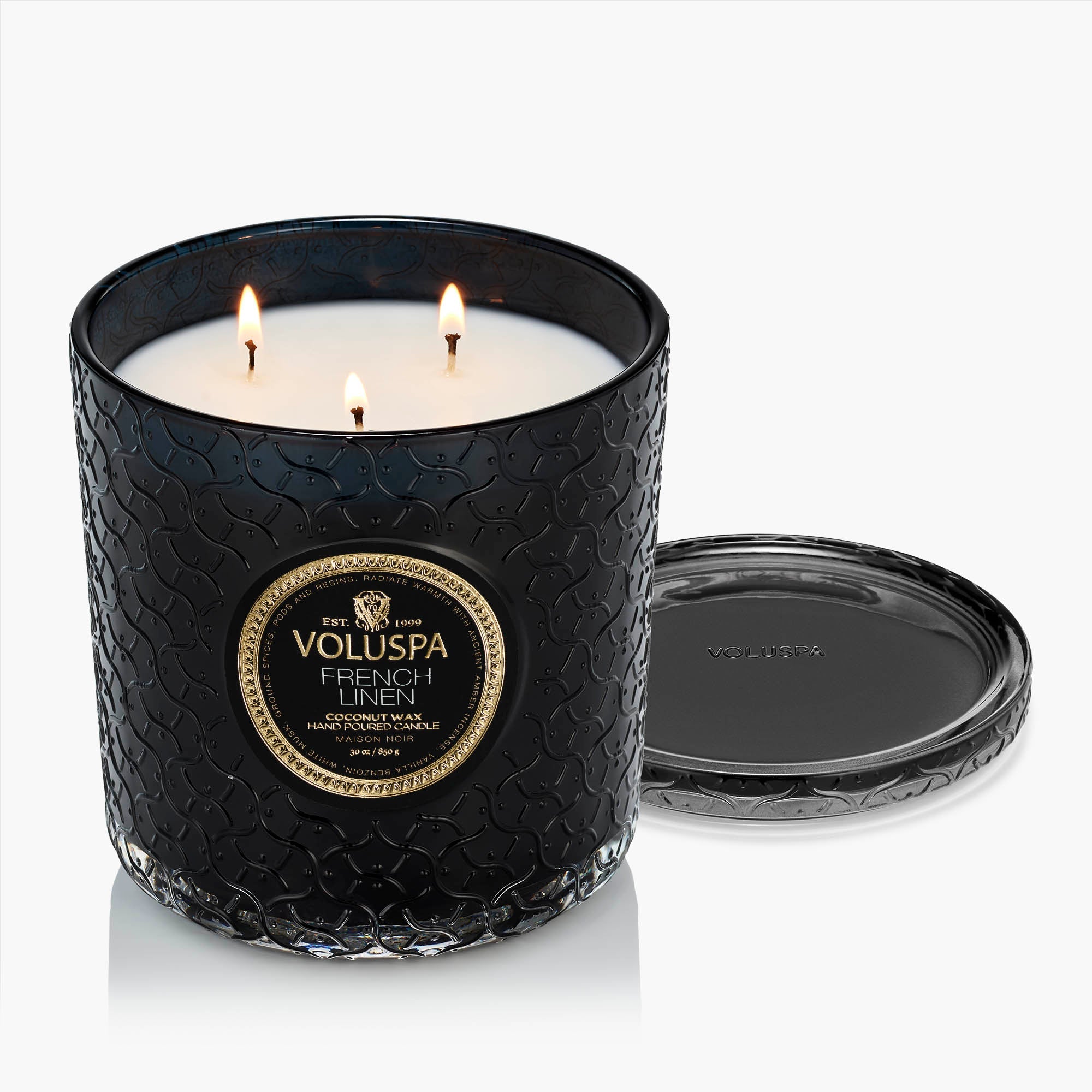 French Linen | Boxed Luxe Candle | VOLUSPA