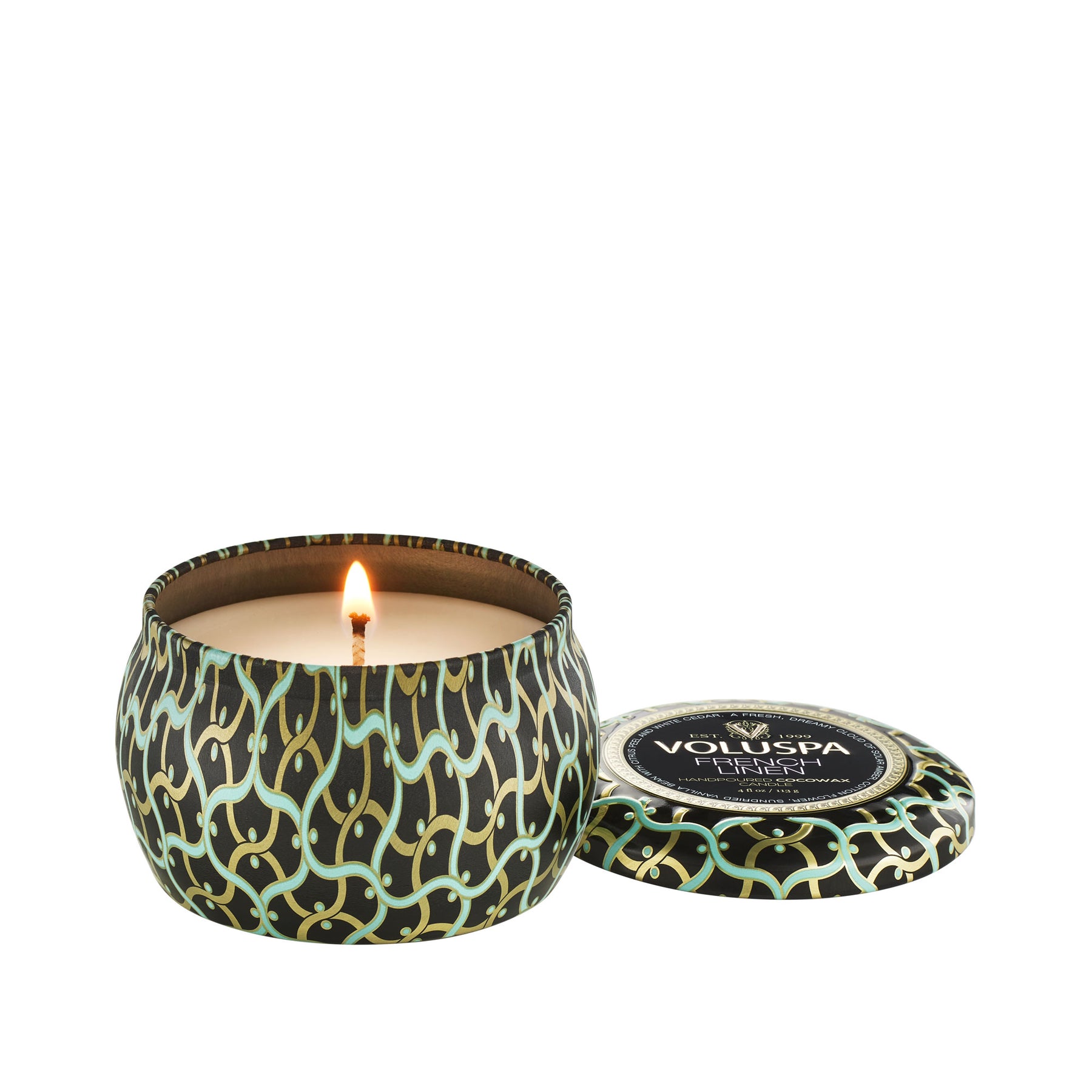 French Linen - Mini Tin Candle