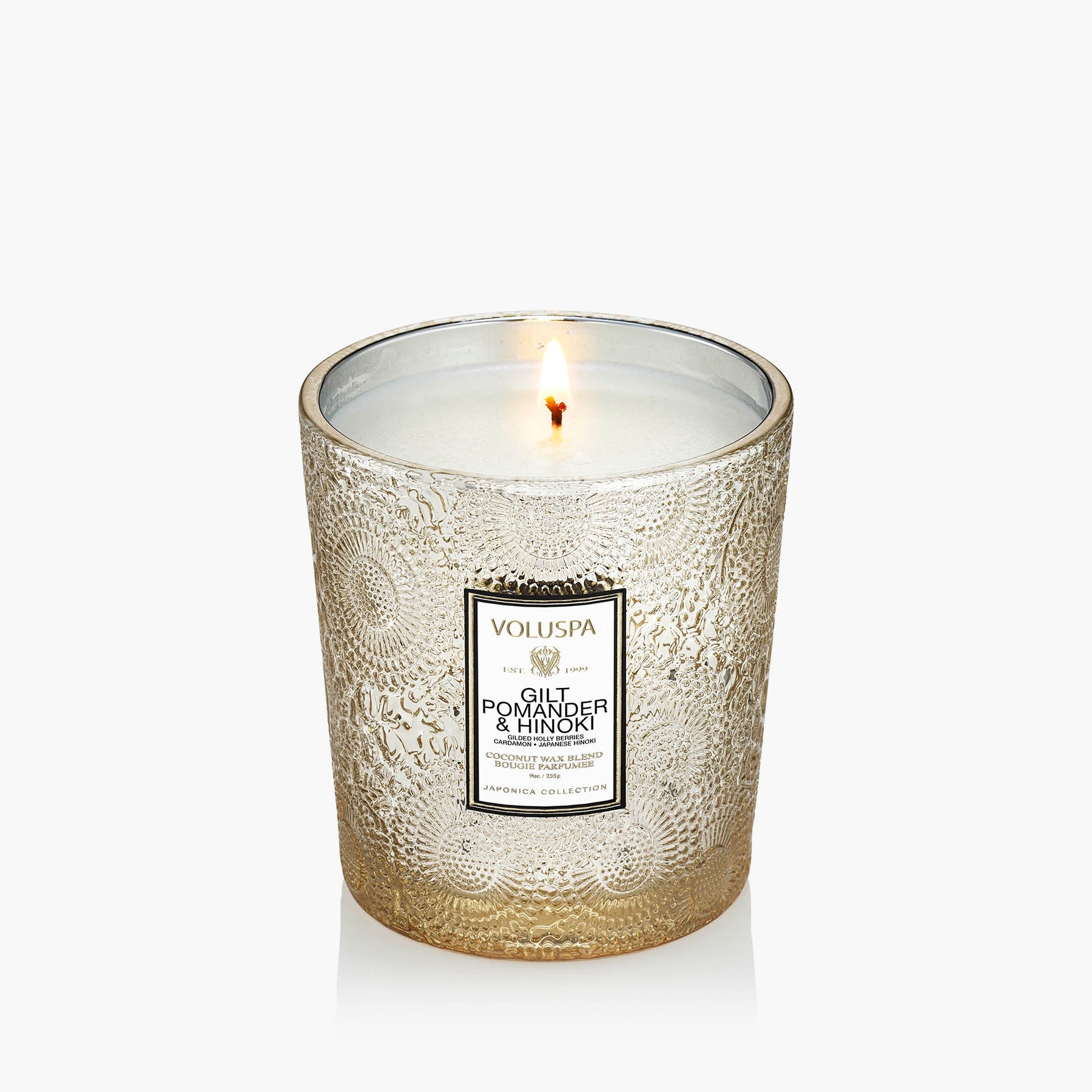 Gilt Pomander & Hinoki - Classic Candle