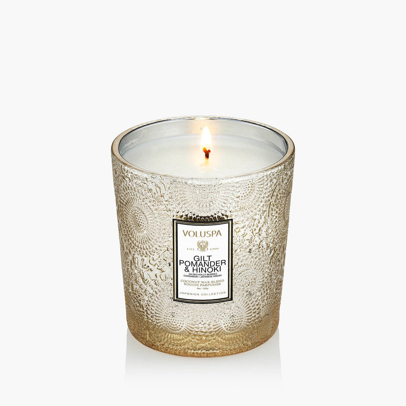 Gilt Pomander & Hinoki - Classic Candle