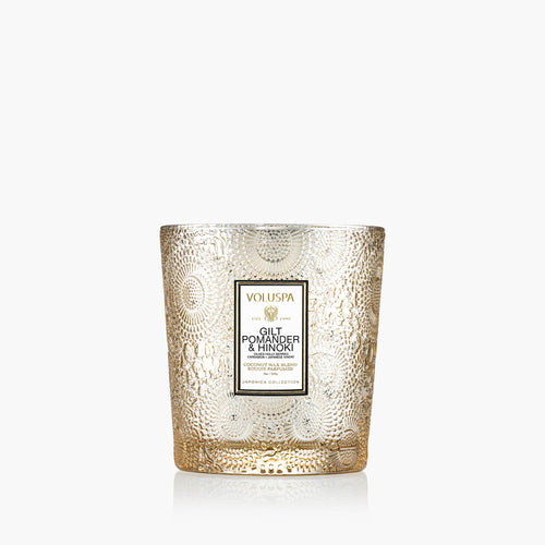 Gilt Pomander & Hinoki - Classic Candle