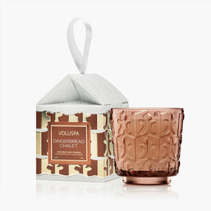 Gingerbread Chalet - Ornament Pedestal Candle view 1