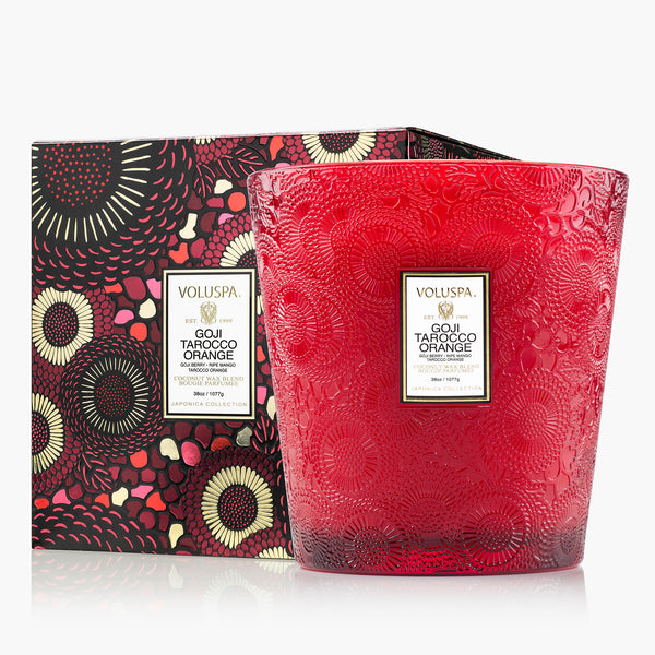 Goji Tarocco Orange | 3 Wick Hearth Candle | VOLUSPA