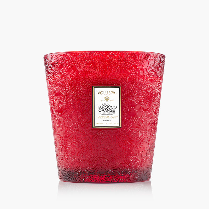 Goji Tarocco Orange - 3 Wick Hearth Candle