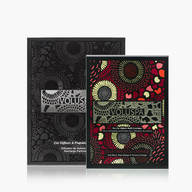 Goji Tarocco Orange - Car Diffuser Starter Kit + Refills Bundle - view 1