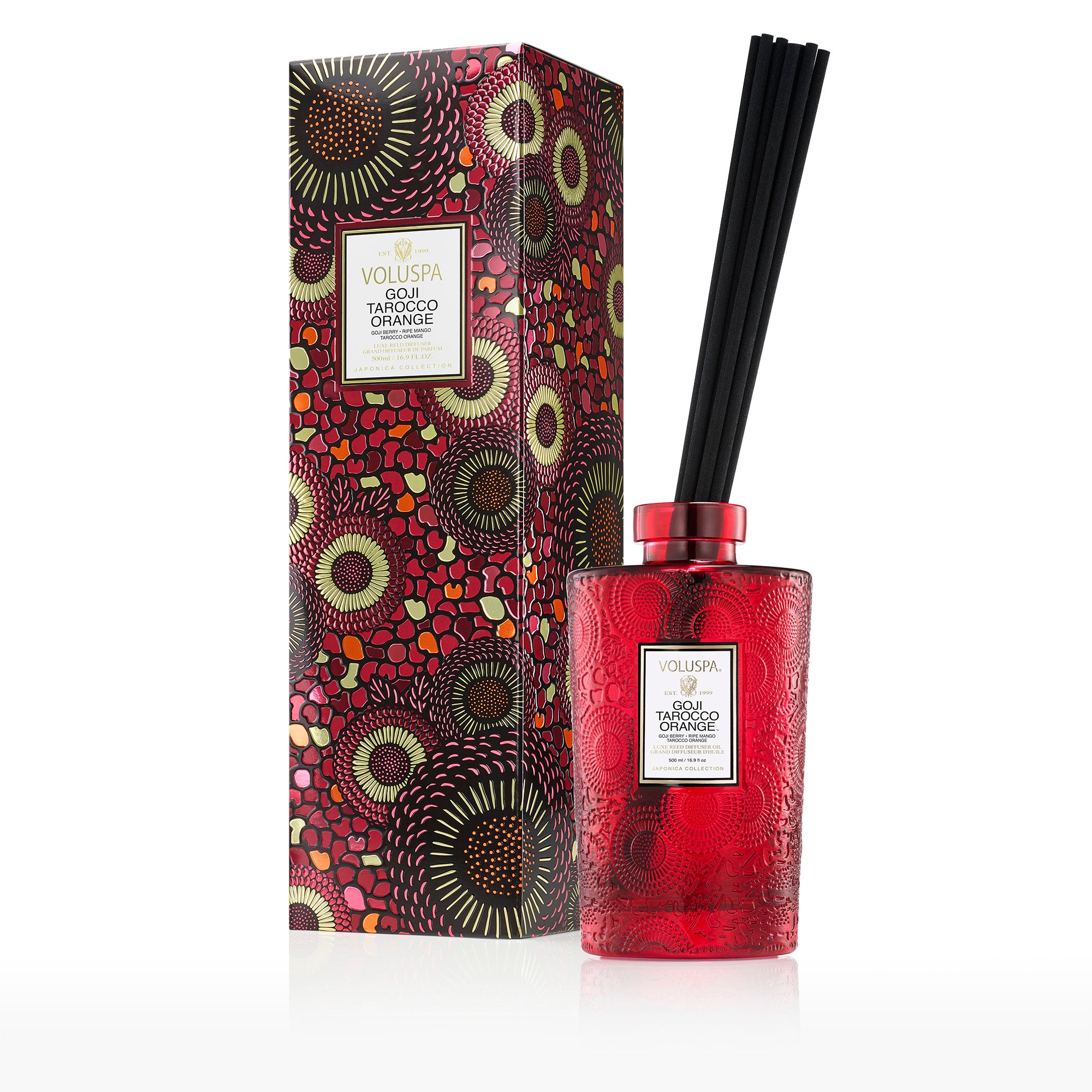 Goji Tarocco Orange | Luxe Reed Diffuser | VOLUSPA