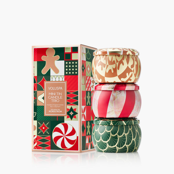 Holiday Essentials Candle Trio | Assorted Gift Set | VOLUSPA