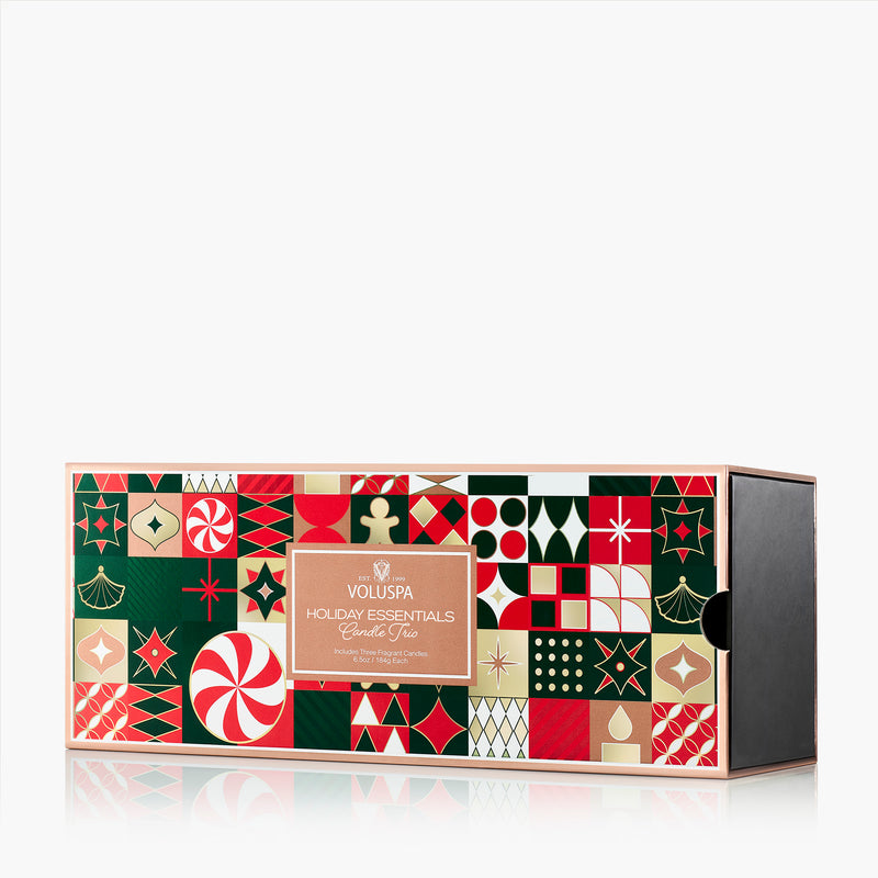 Holiday Essentials Candle Trio - Assorted Gift Set