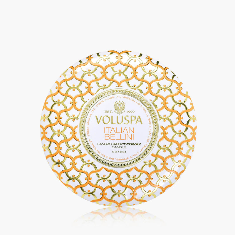 Italian Bellini - 3 Wick Tin Candle