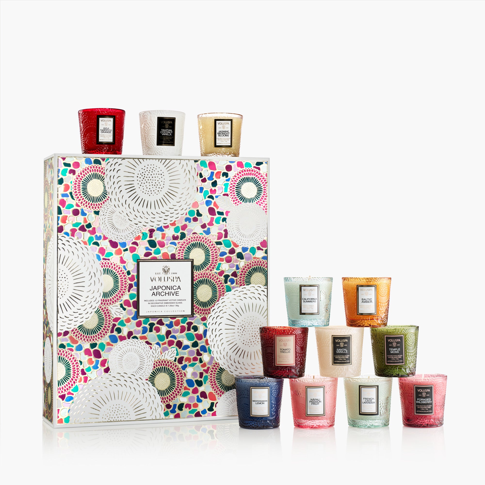 Japonica Archive | 12 Votive Gift Set | VOLUSPA