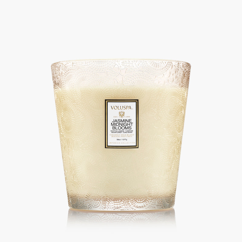 Jasmine Midnight Blooms - 3 Wick Hearth Candle