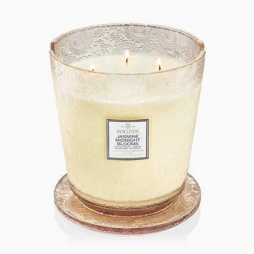 Jasmine Midnight Blooms - 5 Wick Hearth Candle