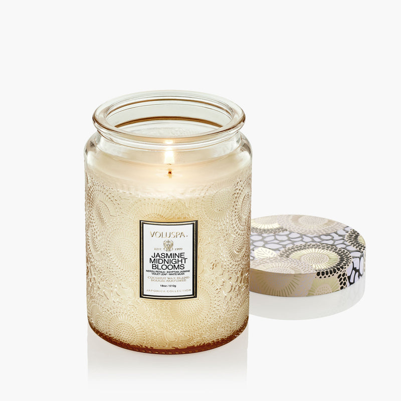 Jasmine Midnight Blooms - Large Jar Candle