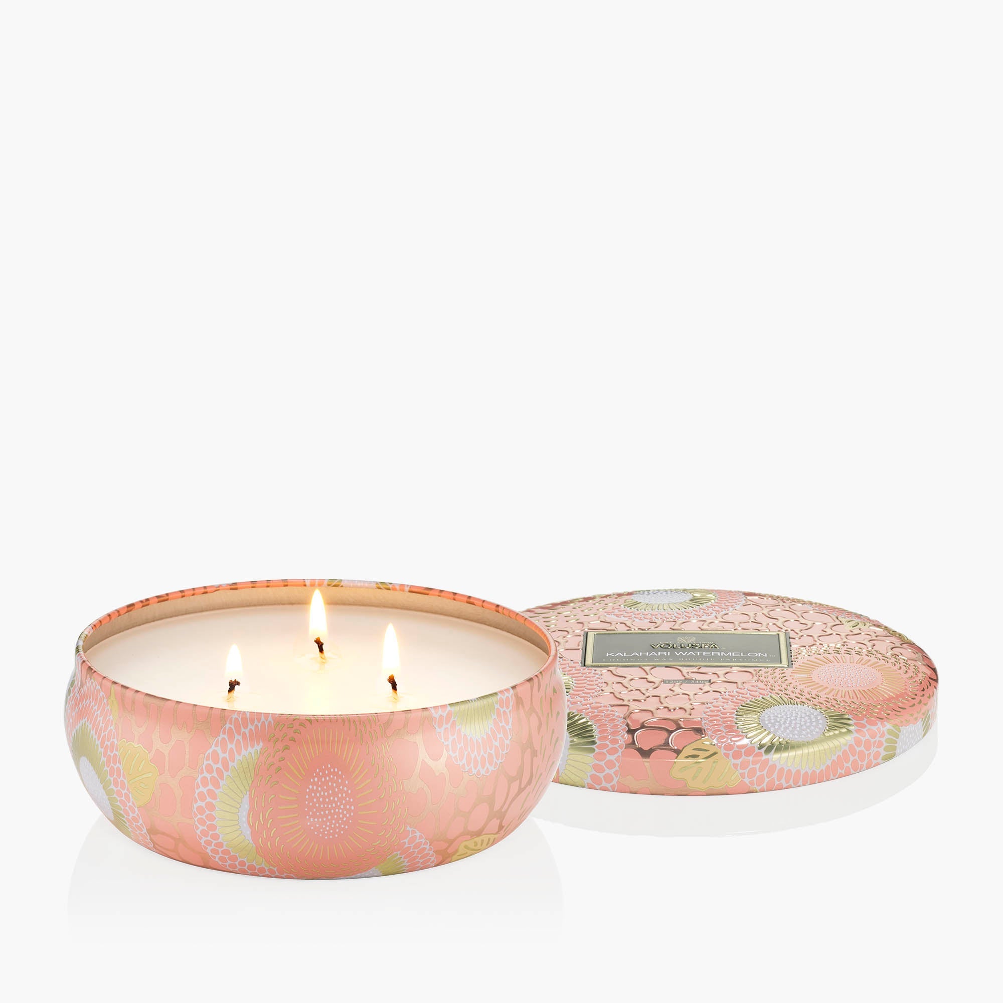 Kalahari Watermelon | 3 Wick Tin Candle | VOLUSPA