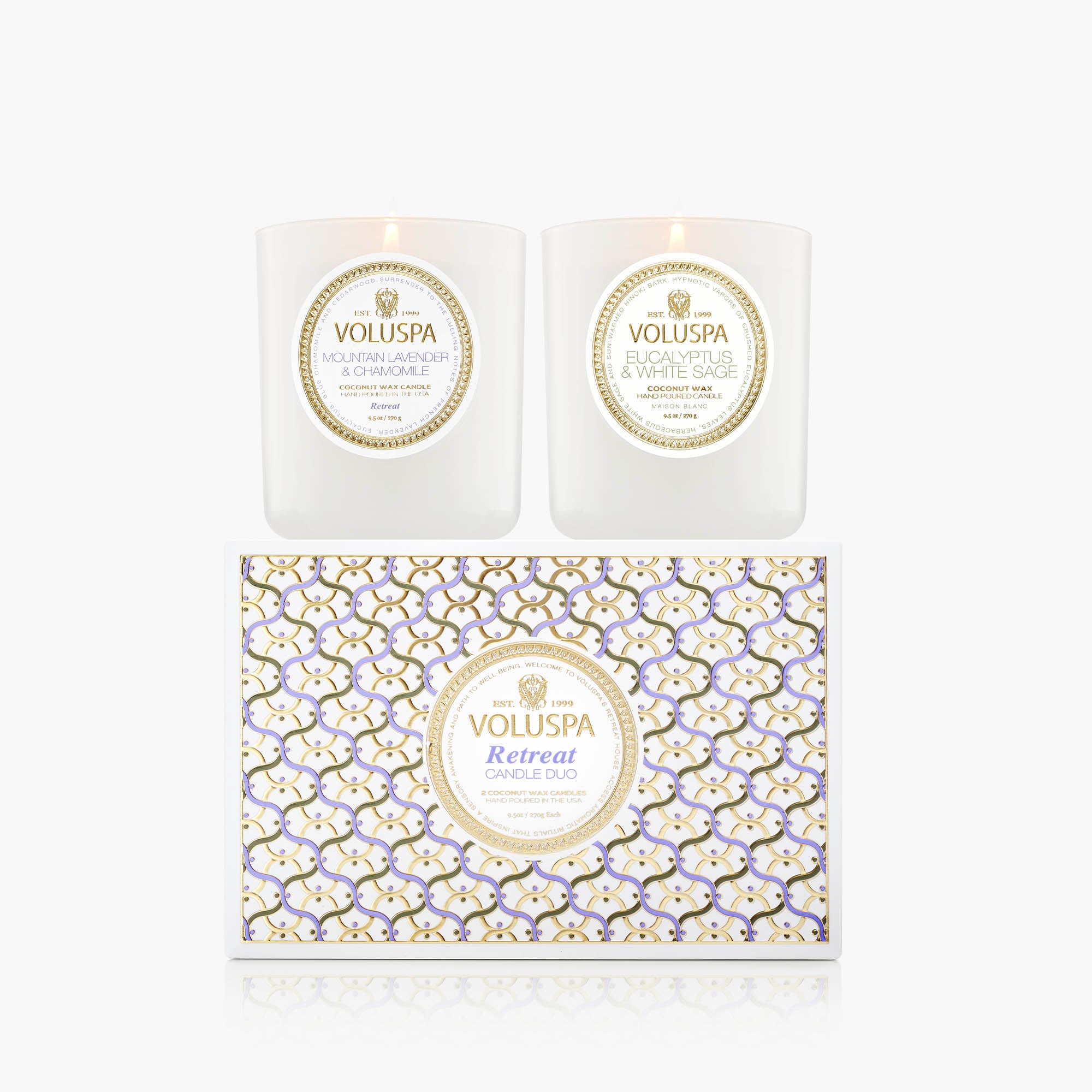 Maison Retreat | Classic Candle Duo Gift Set | VOLUSPA