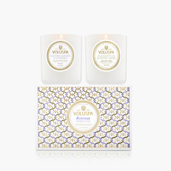 Maison Retreat | Classic Candle Duo Gift Set | VOLUSPA
