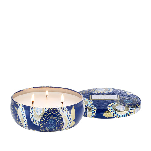 Mediterranean Lemon - 3 Wick Tin Candle