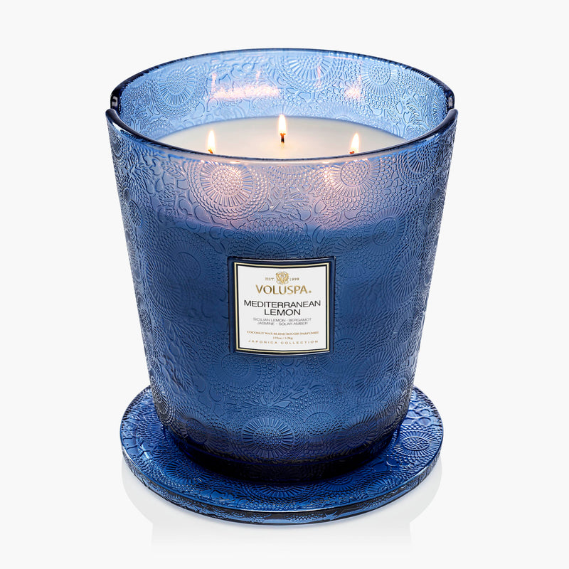 Mediterranean Lemon - 5 Wick Hearth Candle
