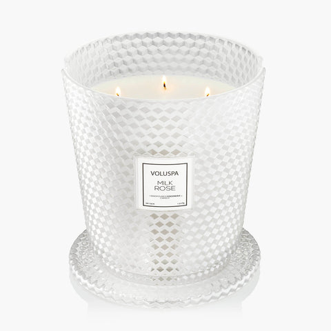 Milk Rose - 5 Wick Hearth Candle