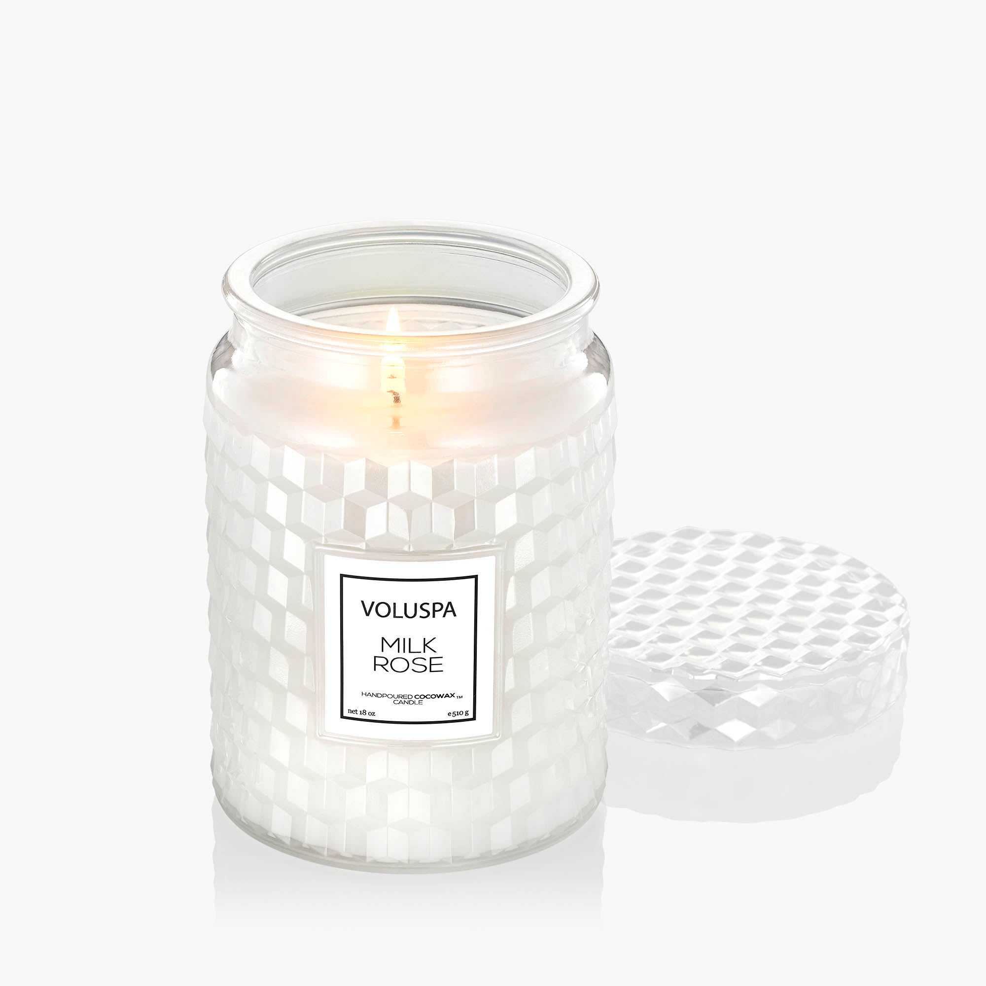 Milk Rose - Large Jar Candle - hover image