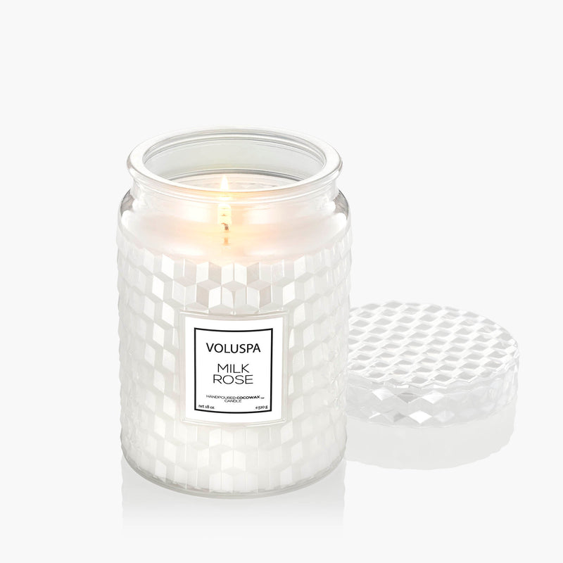 Milk Rose - Large Jar Candle