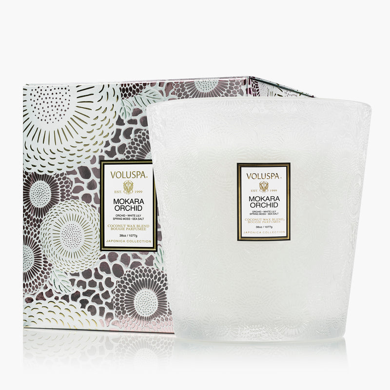 Mokara Orchid - 3 Wick Hearth Candle
