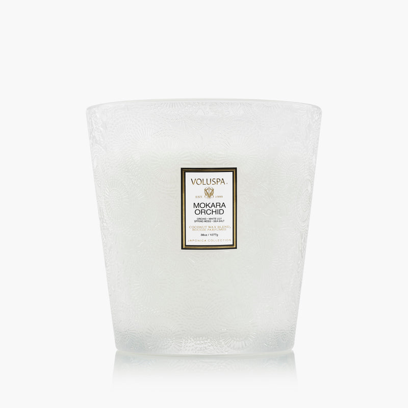 Mokara Orchid - 3 Wick Hearth Candle