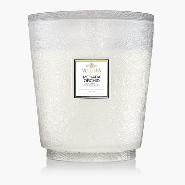 Mokara Orchid | 5 Wick Hearth Candle | VOLUSPA