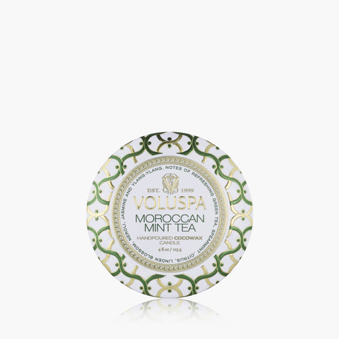 Moroccan Mint Tea - Mini Tin Candle