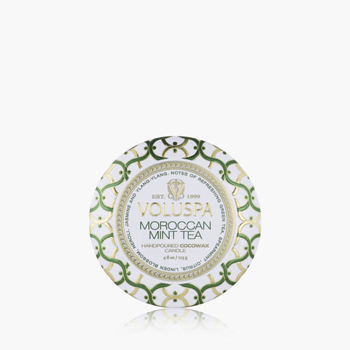 Moroccan Mint Tea - Mini Tin Candle
