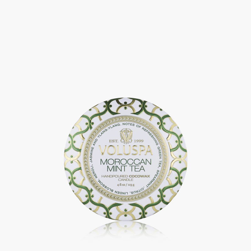 Moroccan Mint Tea - Mini Tin Candle
