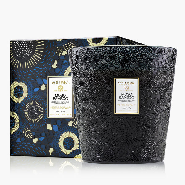 Moso Bamboo | 3 Wick Hearth Candle | VOLUSPA