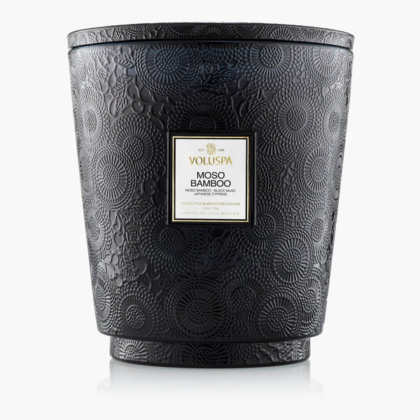 Moso Bamboo | 5 Wick Hearth Candle | VOLUSPA
