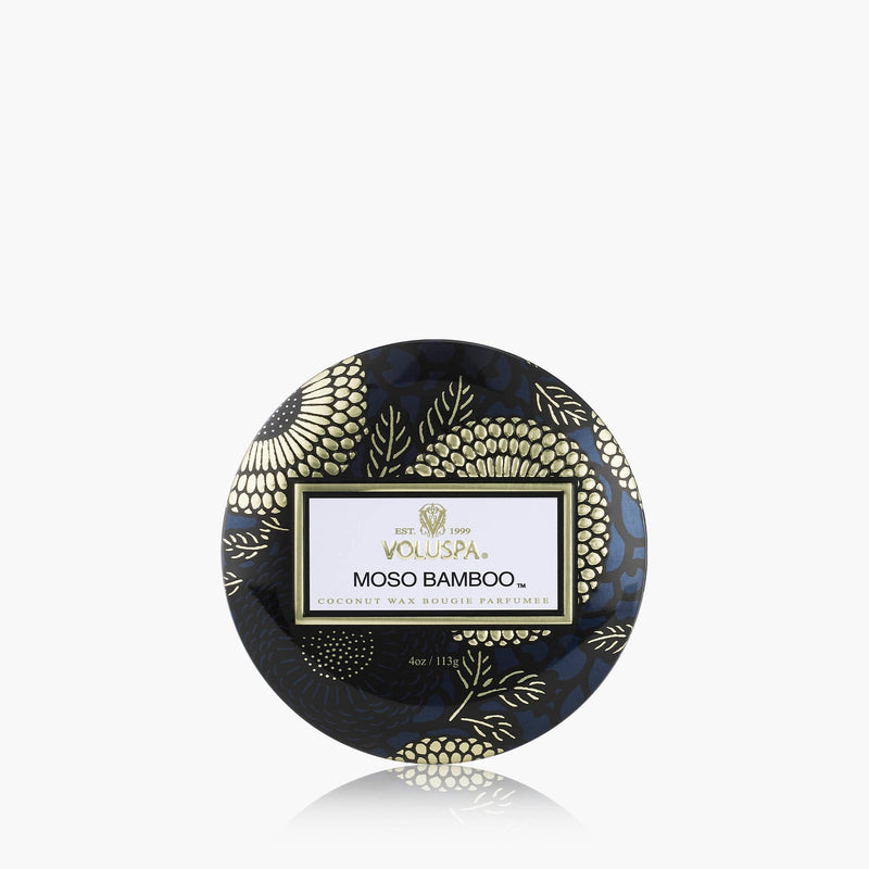 Moso Bamboo - Mini Tin Candle