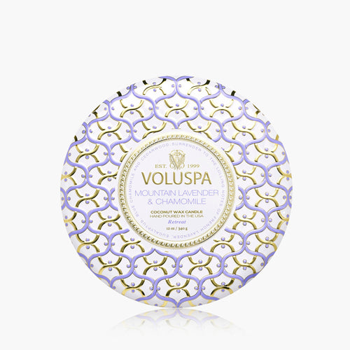 Mountain Lavender & Chamomile - 3 Wick Tin Candle