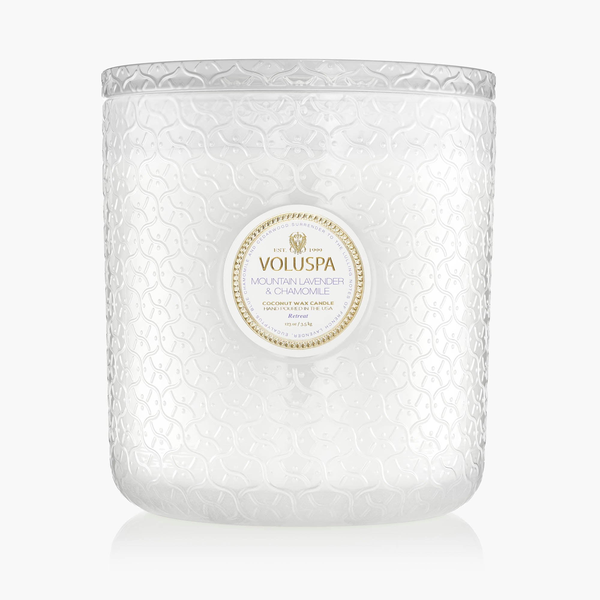 Mountain Lavender & Chamomile | 5 Wick Hearth Candle | VOLUSPA