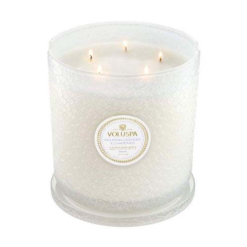 Mountain Lavender & Chamomile - 5 Wick Hearth Candle