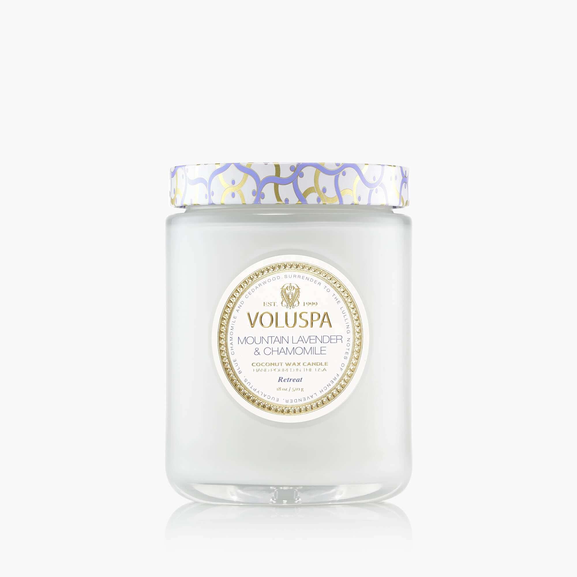 Mountain Lavender & Chamomile | Large Jar Candle | VOLUSPA