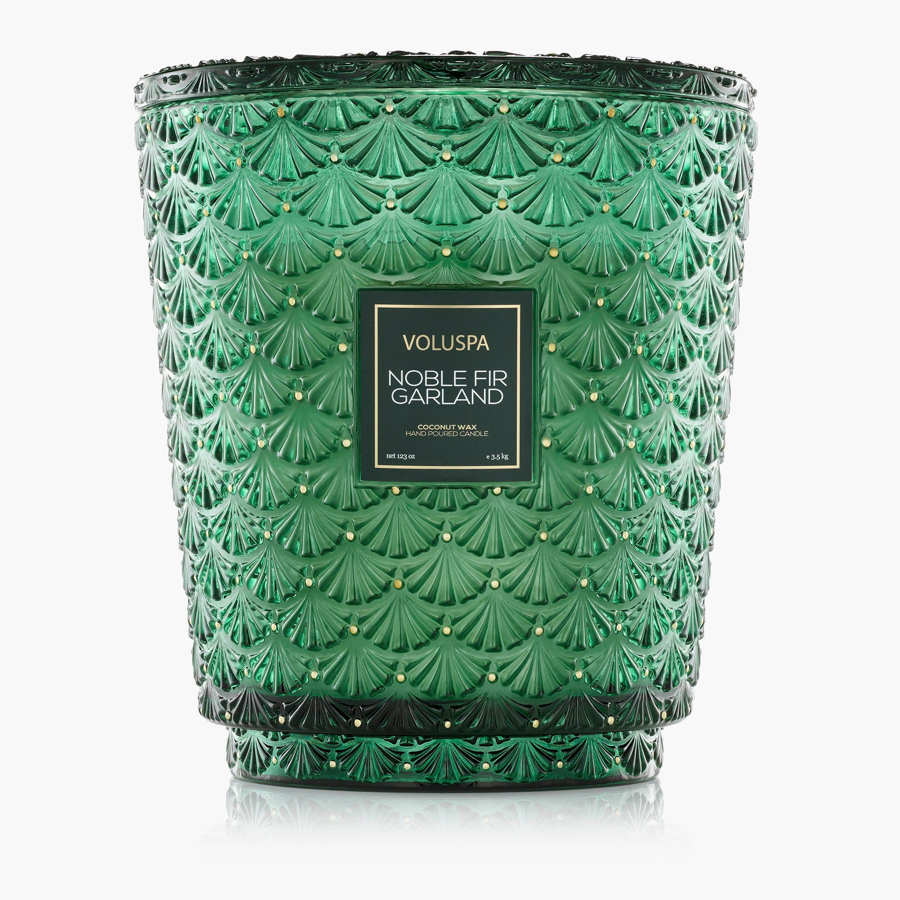 Noble Fir Garland - 5 Wick Hearth Candle