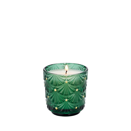 Noble Fir Garland - Pedestal Candle