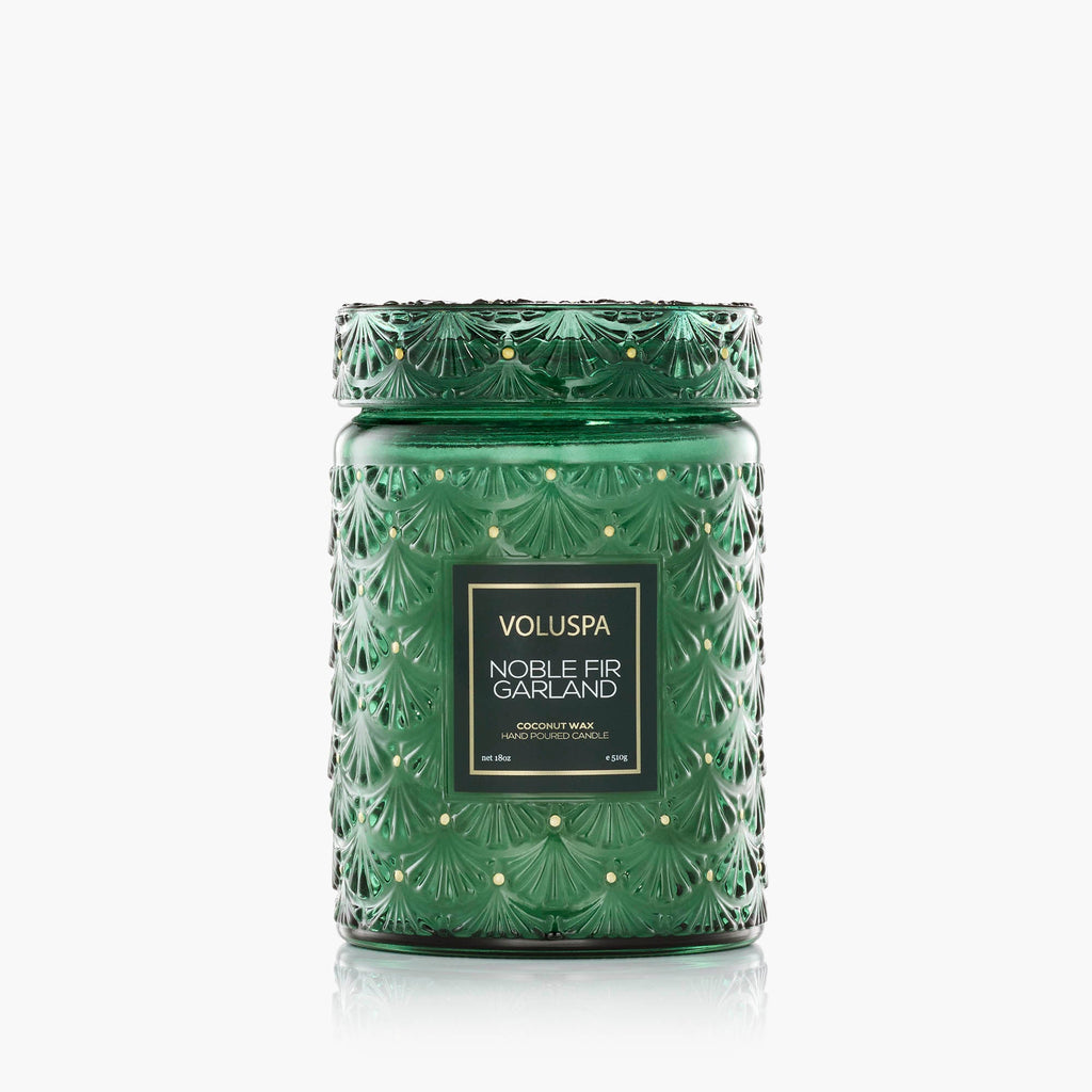 Noble Fir Garland Large Jar Candle