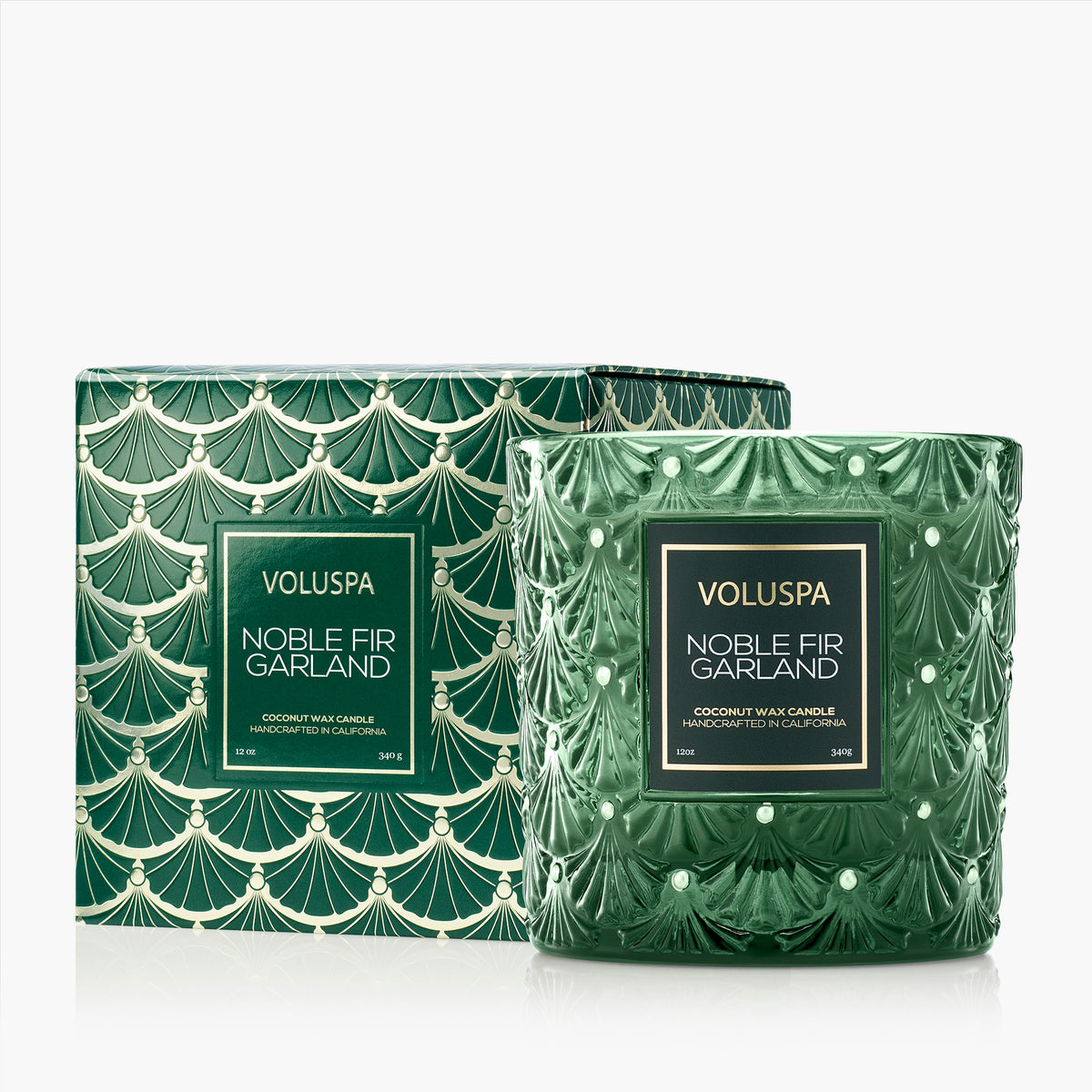 Noble Fir Garland - Luxe Classic Candle view 1