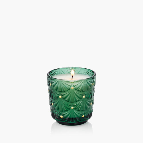 Noble Fir Garland - Pedestal Candle