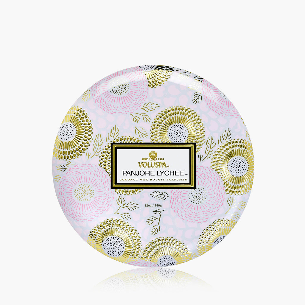 Panjore Lychee - 3 Wick Tin Candle
