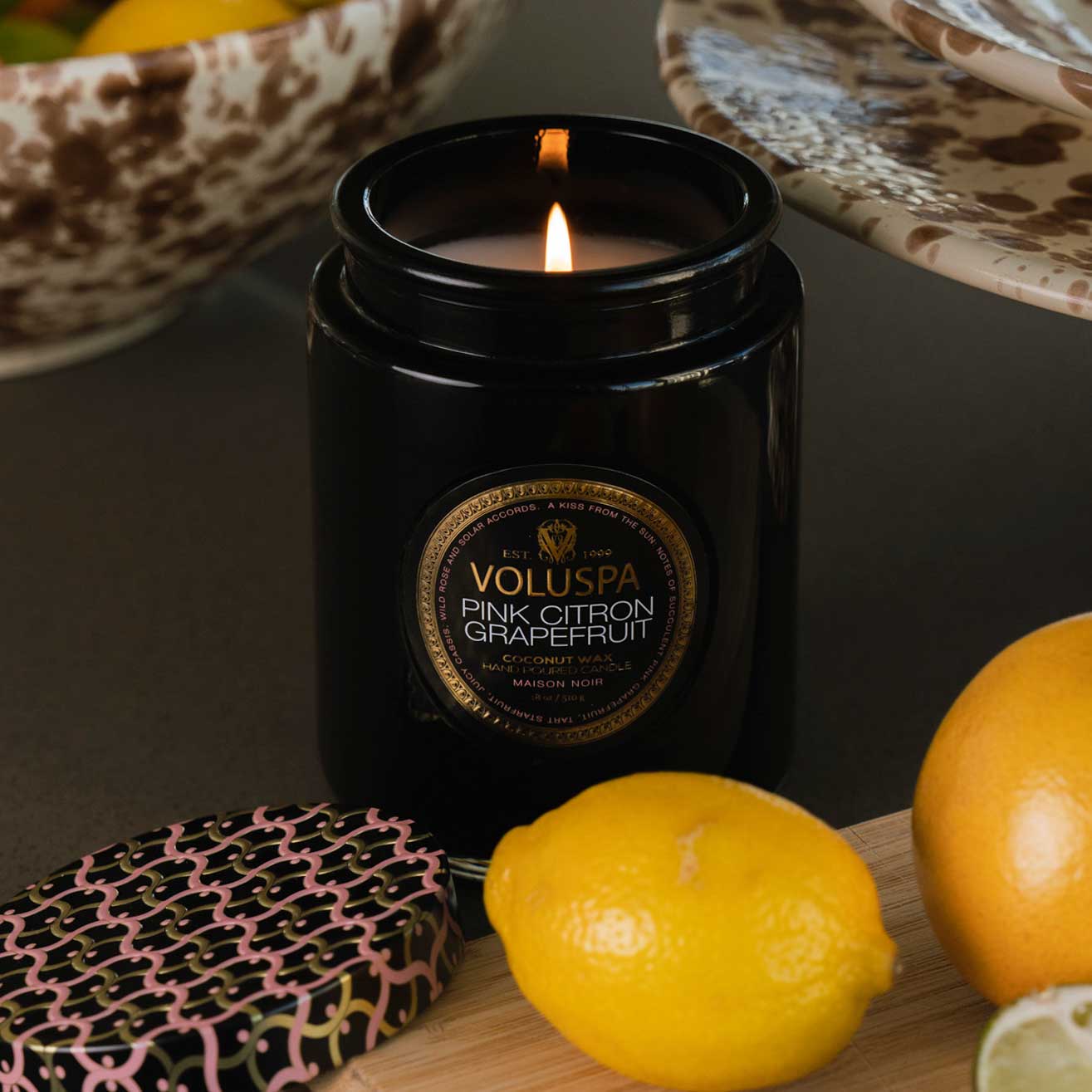 Pink Citron Grapefruit | Large Jar Candle | VOLUSPA
