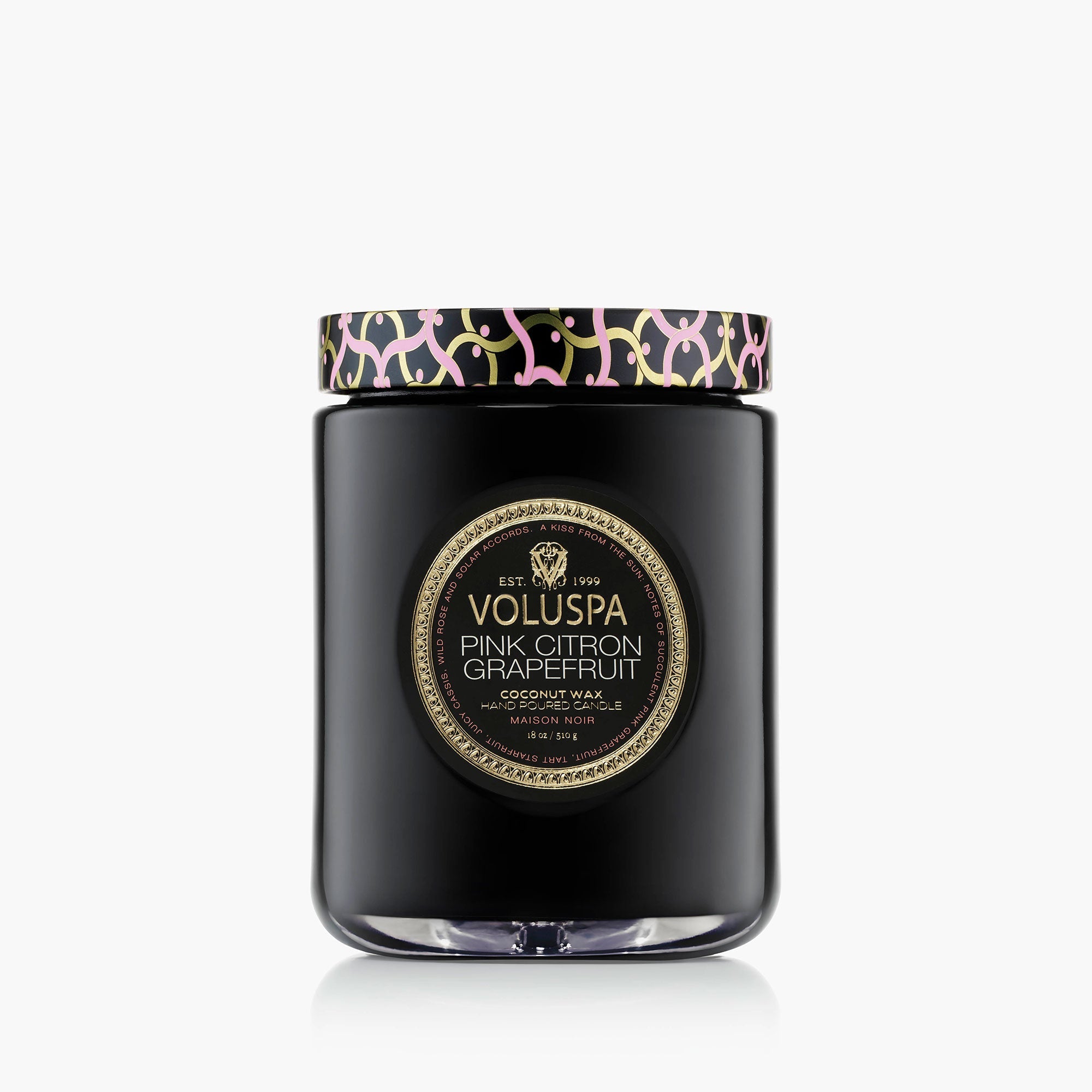 Carven Guirlandes オードトワレ 100ml ビンテージ Pink Citron Grapefruit | 3 Wick Tin Candle | VOLUSPA